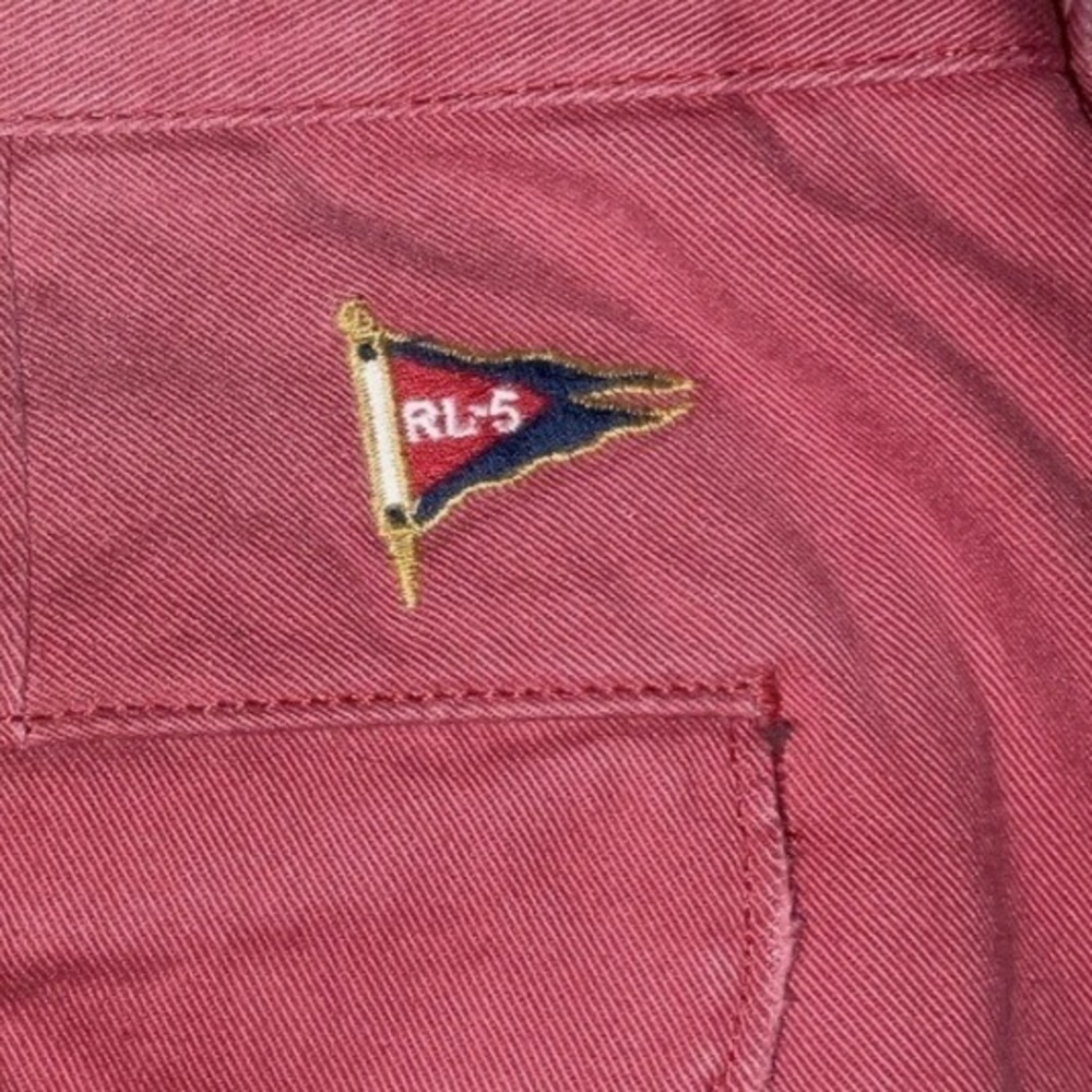 Vintage Polo Ralph Lauren GL-5 Chino Pants Salmon 34x34 - Picture 2 of 10